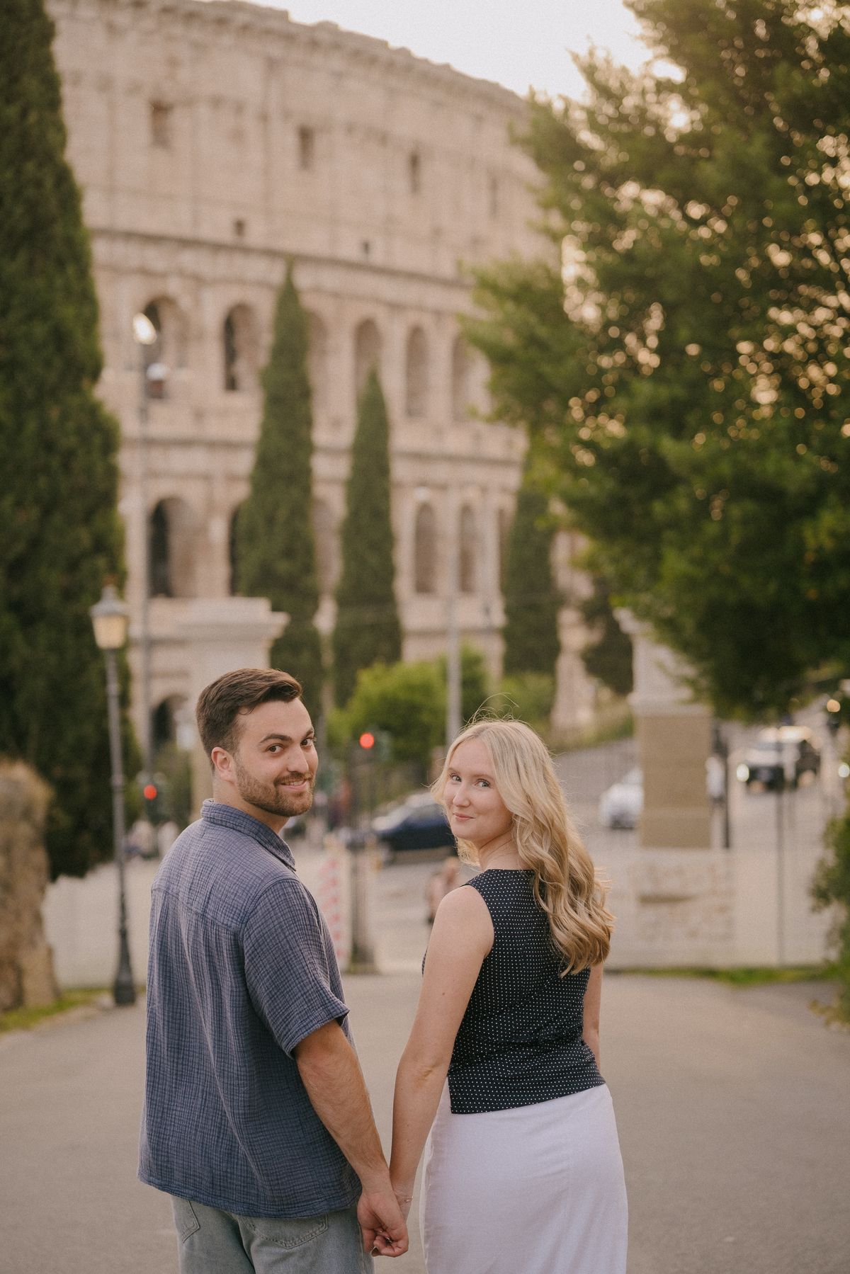 Sarah and Dax at the Colosseum